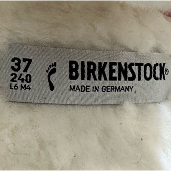 Birkenstock Arizona Shearling  Faux Fur Mountain View Green Women 6 Men 4 Narrow - Picture 9 of 9